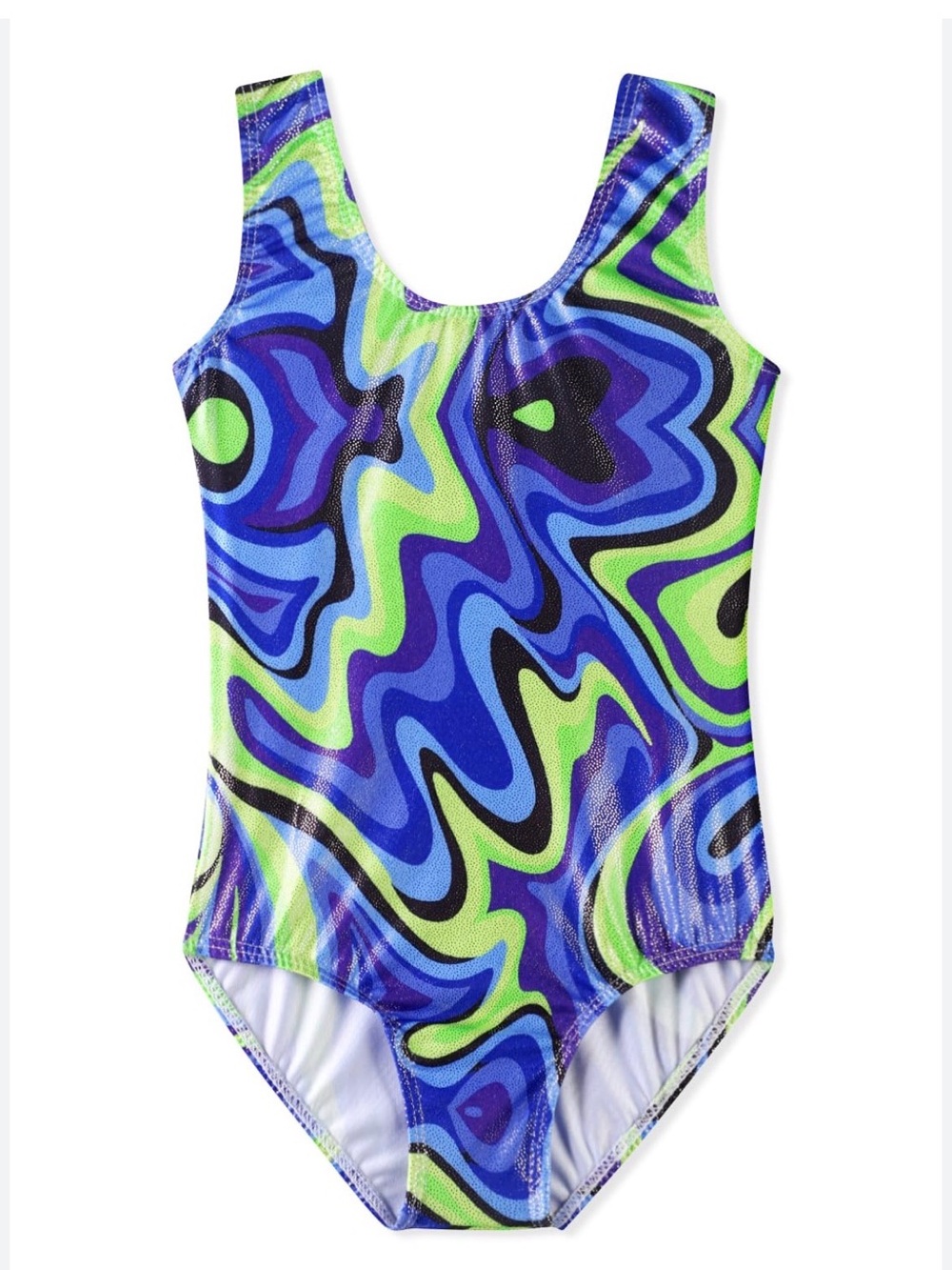 New Girl’s Shimmery Leotard Gymnastics Gymnast Dance Size 10-12 NWT